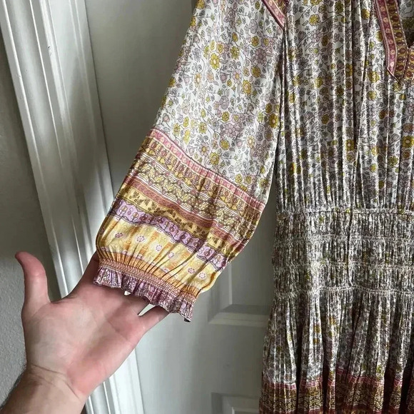 Current Air Los Angeles Ruched Long Sleeve Dress Size Medium - Picture 5 of 6